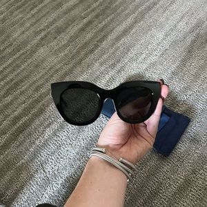 Le Specs Air Heart Sunglasses